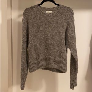 H&M Fuzzy Gray Sweater